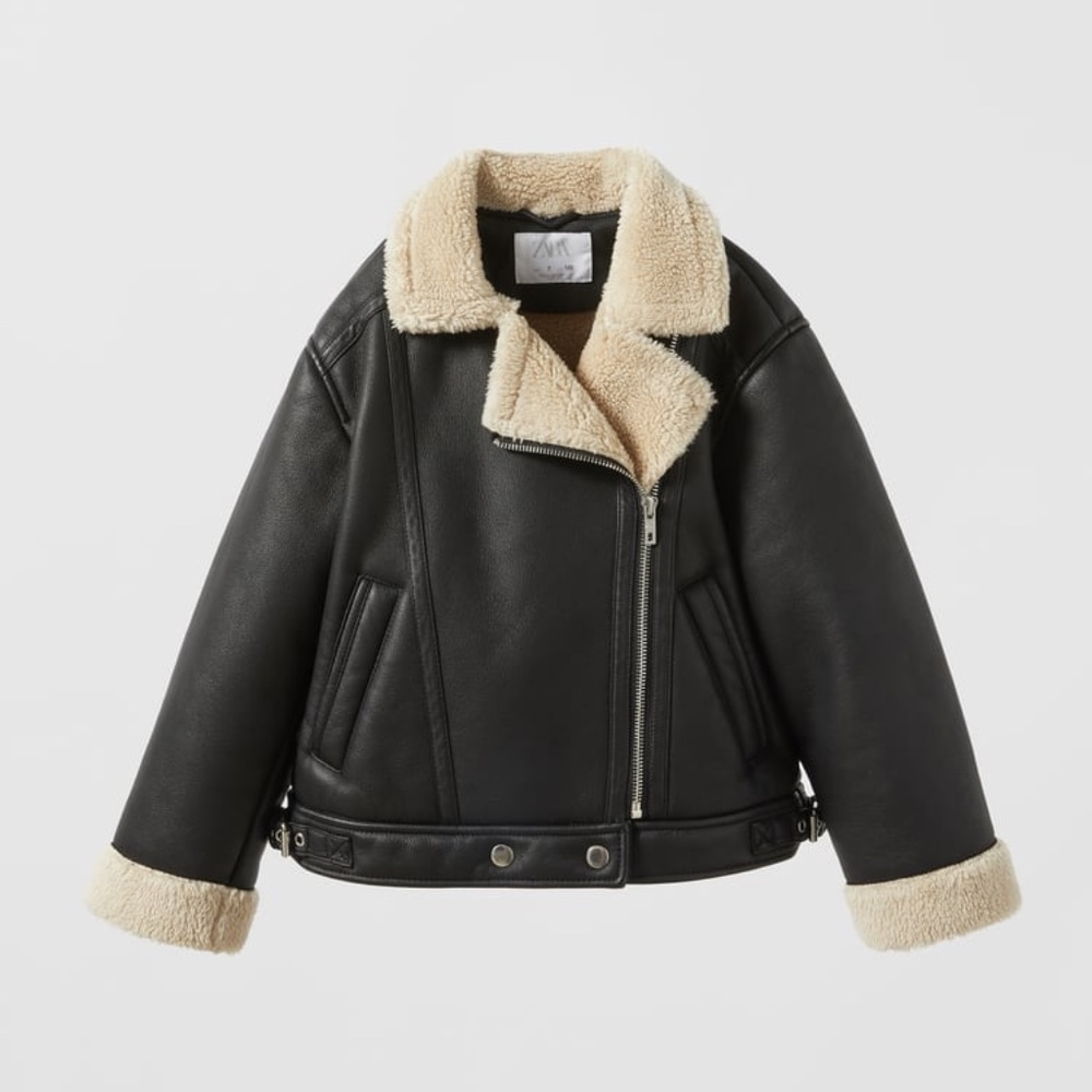 ZARA Combo Double-Faced Biker Jacket - Fits like XS/S